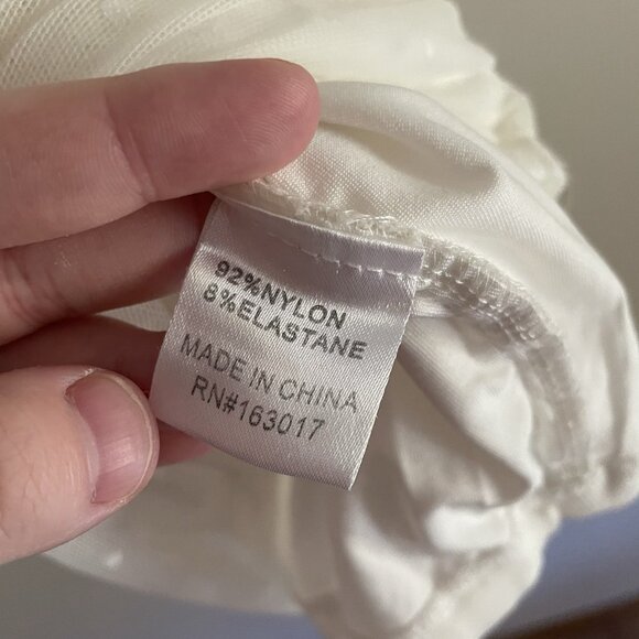 Princess Polly Women 2 White Mesh Polka Dot Ruched Lace Up Ayesha Mini Dress - Picture 10 of 12